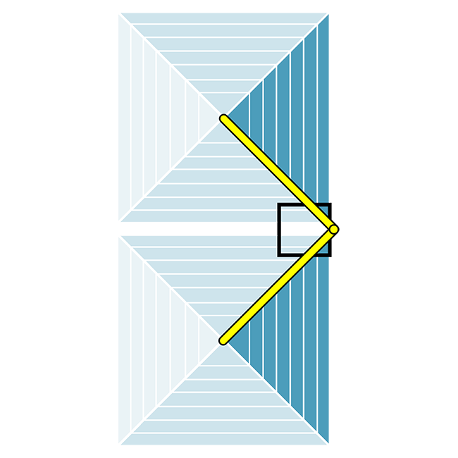 Rectangular Lateral Double